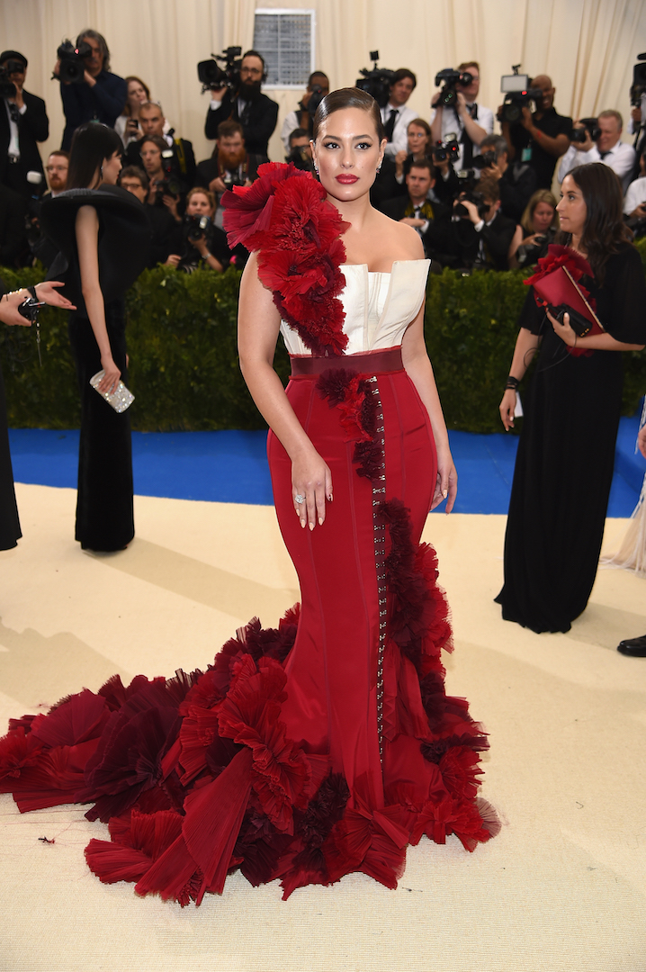 NEW YORK, NY - MAY 01: Ashley Graham attends the "Rei Kawakubo/Comme des Garcons: Art Of The In-Between" Costume Institute Gala at Metropolitan Museum of Art on May 1, 2017 in New York City. (Photo by Dimitrios Kambouris/Getty Images)