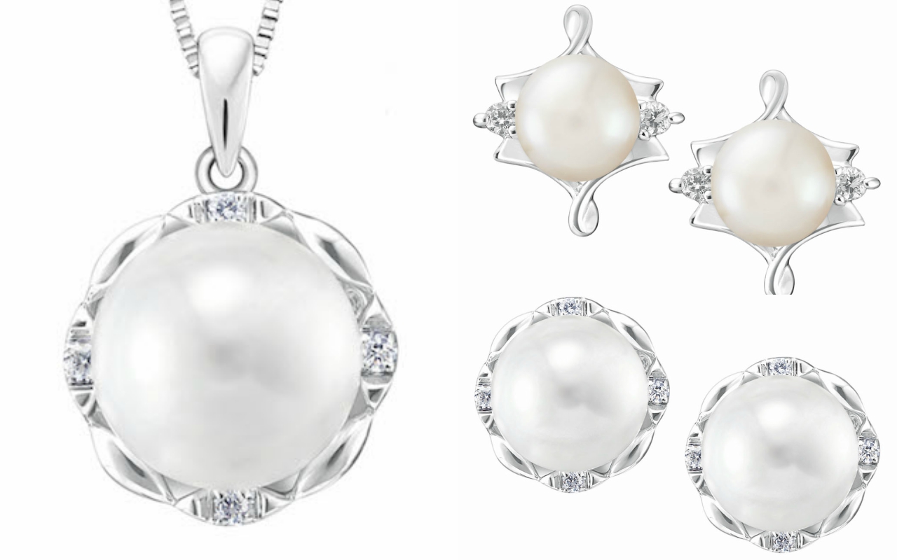 Poh kong shop pearl earrings