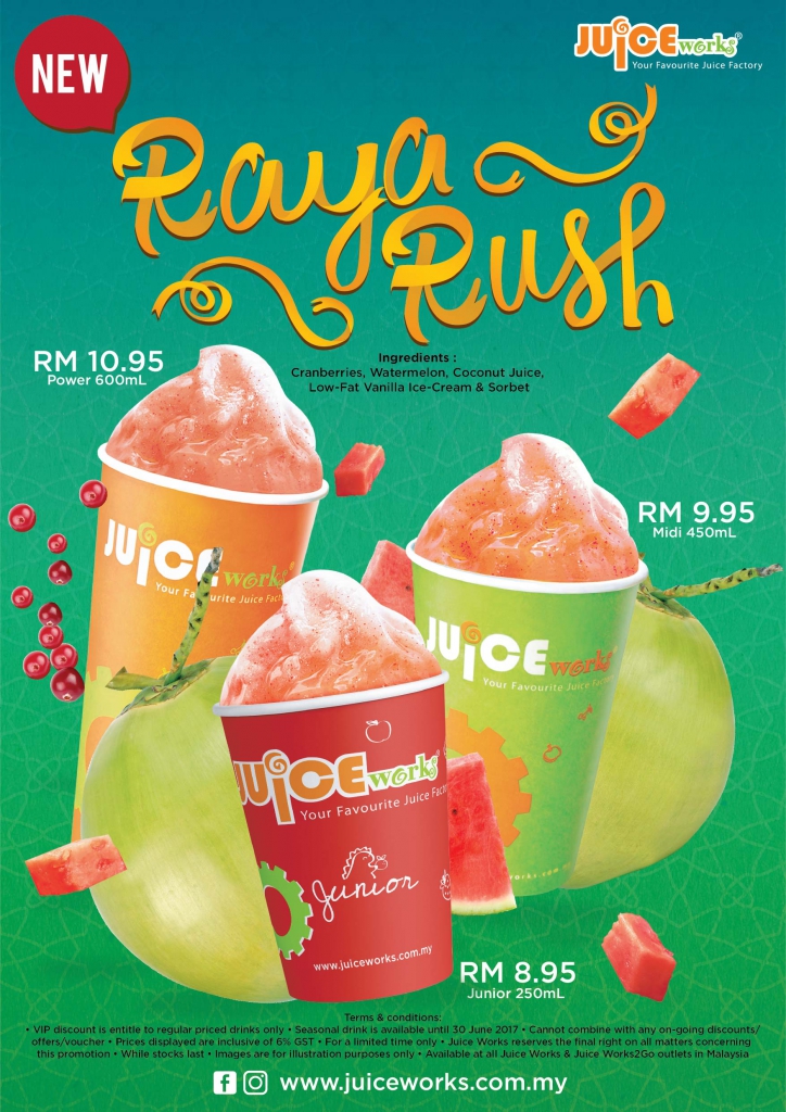 Get Your Raya Rush On With Juiceworks!-Pamper.my