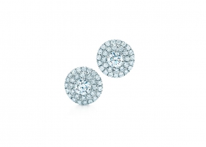 Tiffany & Co. Soleste Earrings of Diamonds in Platinum-Pamper.my