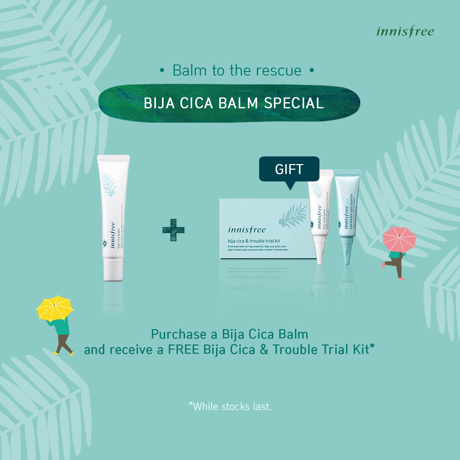 innisfree June 2017 Bija Cica Balm In-store Promotion-Pamper.my