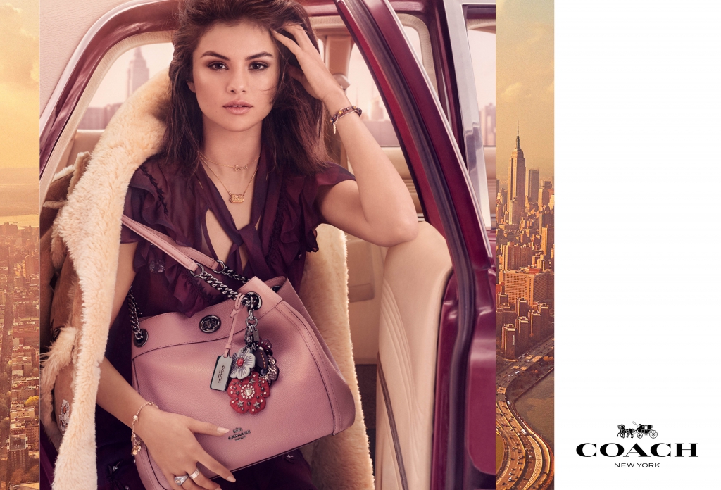 Coach FW 2017 Campaign Selena Gomez, Edie bag-Pamper.my