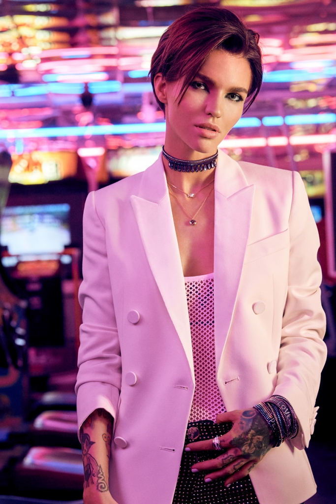 Swarovski’s Fall/Winter 2017/18 Urban Fantasy Collection, RUBY ROSE - GAMING IN THE CITY-Pamper.my