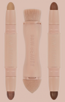 KKW Beauty Creme Contour & Highlight Kit, Dark-Pamper.my