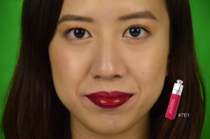 Tried & Tested: Dior Addict Lip Tattoo Swatches, 761 Natural Cherry-Pamper.my