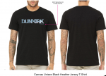 Canvas Unisex Black Heather Jersey T-Shirt