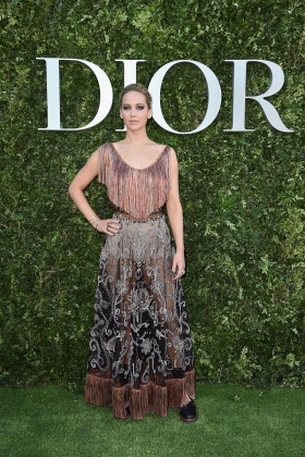 Christian Dior Celebrates 70 Years of Creation - Exhibition At Musee des Arts Decoratifs, Jennifer Lawrence-Pamper.my