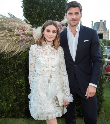 Christian Dior Celebrates 70 Years of Creation - Exhibition At Musee des Arts Decoratifs, Olivia Palermo and Johannes Huebl-Pamper.my