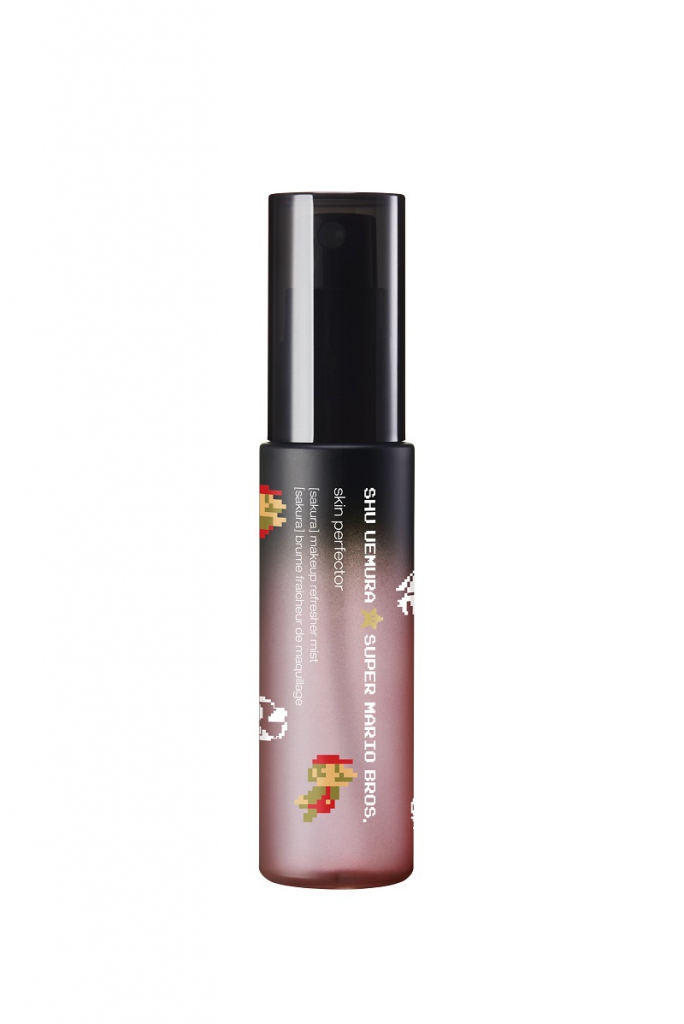 shu uemura X Super Mario Bros Collection, Skin Perfector Makeup Refresher Mist (50ml) in Sakura-Pamper.my