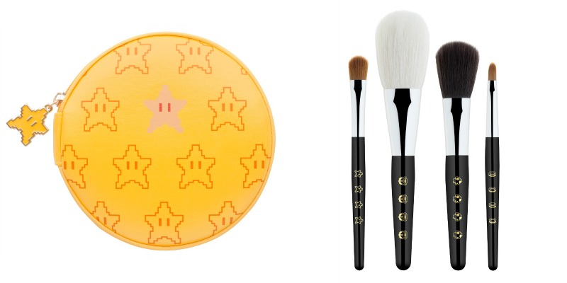 shu uemura X Super Mario Bros Collection, Peach’s Favorite Premium Brush Set-Pamper.my