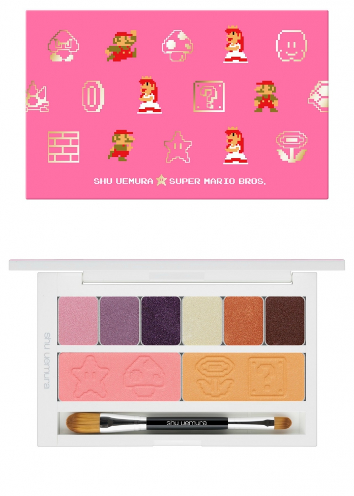 shu uemura X Super Mario Bros Collection, Peach’s Eye and Cheek Palette-Pamper.my