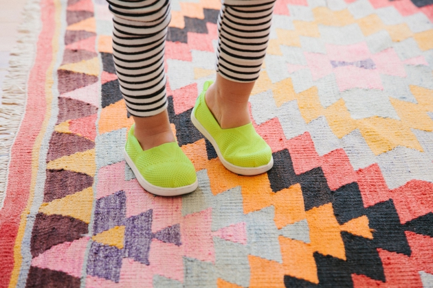 Tiny TOMS Knit Alpargata for kids, Neon Yellow-Pamper.my