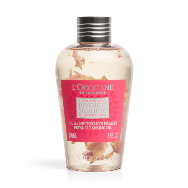 L'Occitane Pivoine Sublime skincare range, Petal Cleansing Oil-Pamper.my