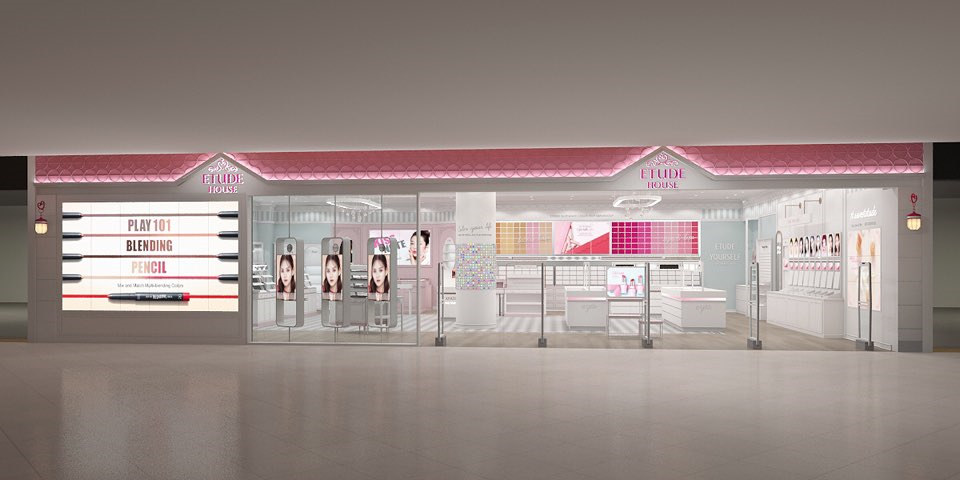 Etude House Sunway Pyramid Shopping Mall Store Front.