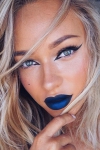 6 Easy Festival Makeup Looks To Rock At Good Vibes Festival 2017,Blue Lips-Pamper.my