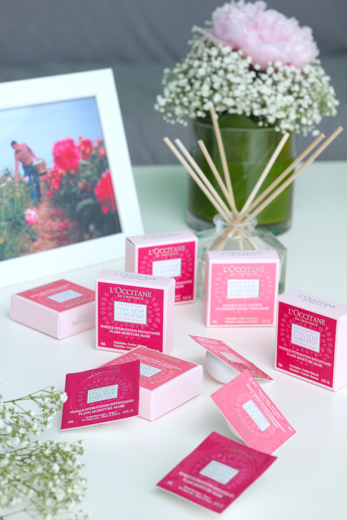 L'Occitane Pivoine Sublime skincare range, Peony Masks-Pamper.my