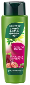 Follow Me Green Tea Anti-Hair Fall Shampoo-Pamper.my