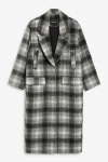 KATJA COAT BLACK WHITE