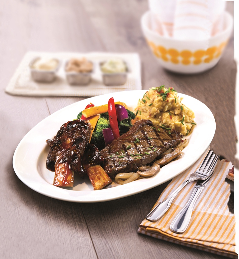 Original Beef Back Ribs & Steakhouse Combo