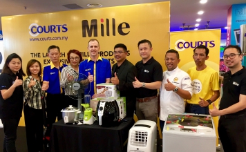 COURTS Malaysia Launched Mille Lifestyle Products