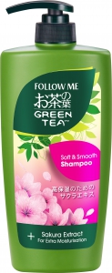 Follow Me Green Tea Soft & Smooth Shampoo-Pamper.my
