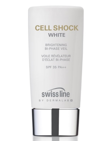 Swiss line Cell Shock White Brightening Bi-Phase Veil SPF 35 PA++-Pamper.my