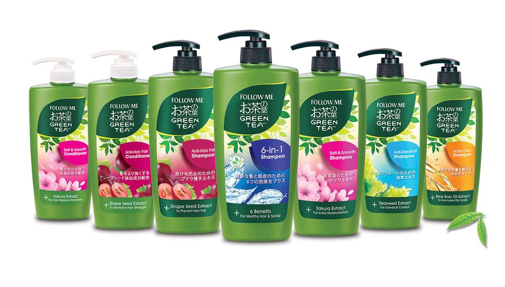 Keep Your Hair & Scalp Healthy With The New, Reformulated Follow Me Green Tea Shampoos & Conditioners-Pamper.my