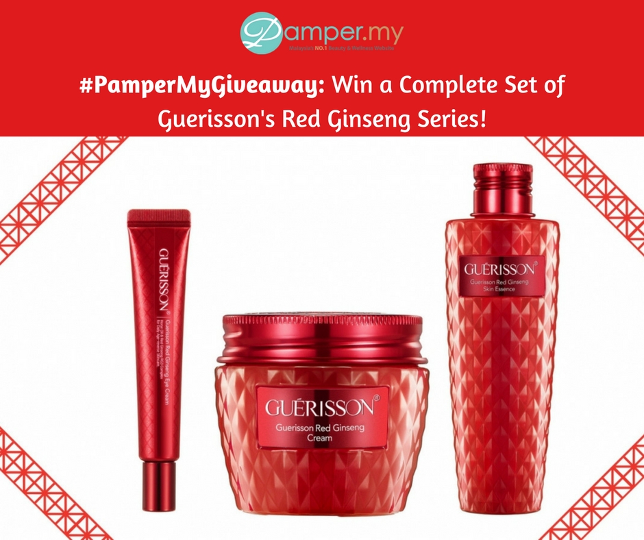 #PamperMyGiveaway: Win Yourself The Complete Set Of Guerisson's Red Ginseng Series-Pamper.my
