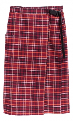 H&M AW17 Asia Keys, Checked Wrap Skirt - RM 99.90