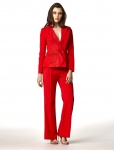 Duchess and Co LEO COAT RED – RM279 & PALAZZO RED – RM199-min