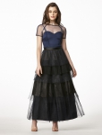 Duchess and Co SAGITTARIUS NET TOP BLUE – RM250 & LAYERED NET SKIRT – RM379-min