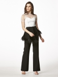 Duchess and Co SAGITTARIUS NET TOP GREY – RM259, SCORPIO FEATHER BELT – RM219 & LEO PALAZZO BLACK – RM199-min