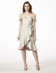 Duchess and Co VIRGO (NOW) WRAP DRESS BEIGE – RM249-min