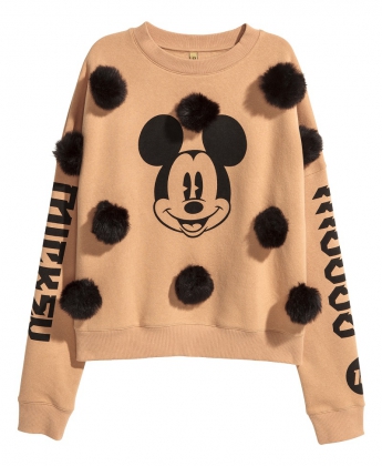 H&M AW17 Asia Keys, Pom Balls Sweater (Brown) - RM 129.00