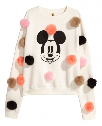 H&M AW17 Asia Keys, Pom Balls Sweater (White) - RM 129.00