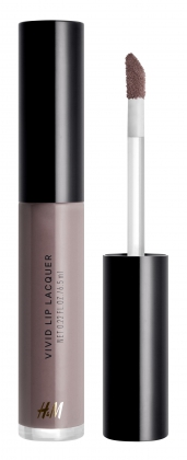 H&M Beauty Vivid Lip Lacquer RM 44.90-Taupe Secret-Pamper.my