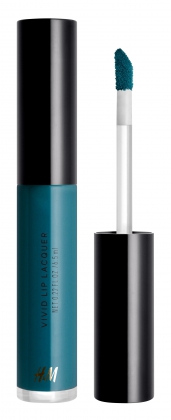 H&M Beauty Vivid Lip Lacquer RM 44.90-Tropical Teal-Pamper.my