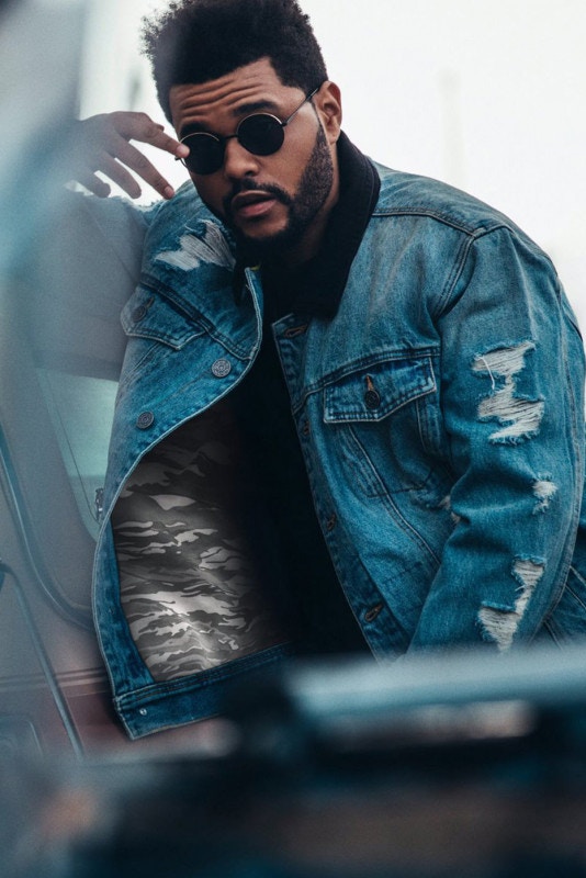 the weeknd denim jacket