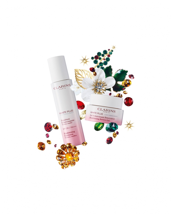 Clarins Holiday Precious, White Plus Brightening Partners set-Pamper.my