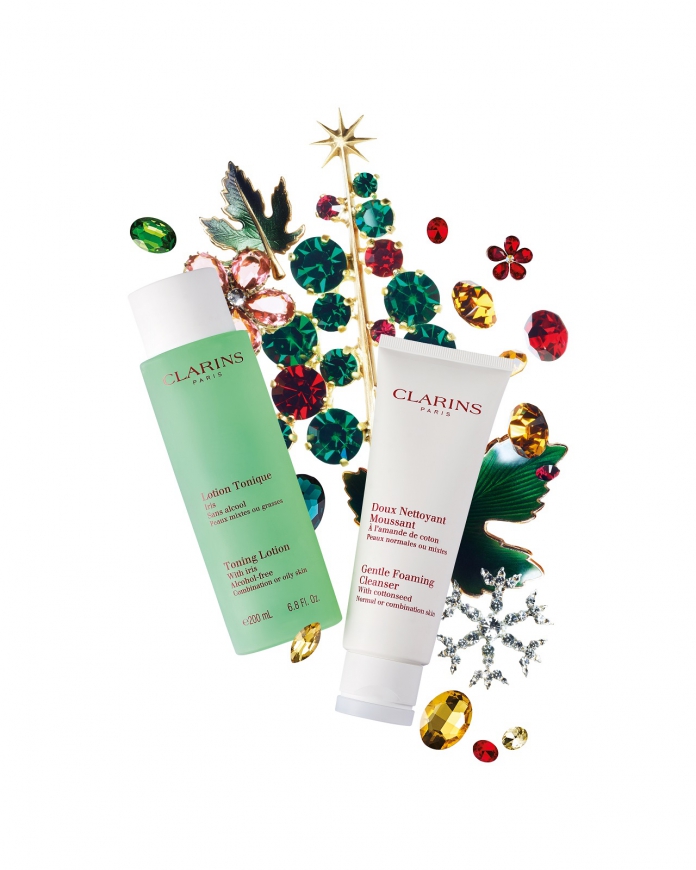 Clarins Holiday Precious, CLEANSING DUO set-Pamper.my