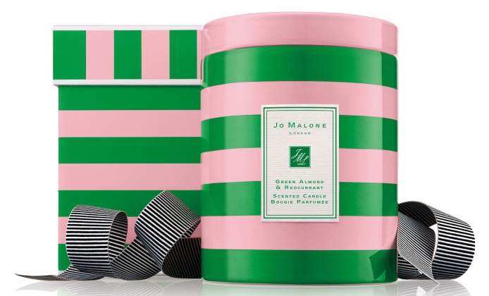 Jo Malone London Crazy Colourful Christmas Collection, Green Almond & Redcurrant Ceramic Candles 420g_RM1020-Pamper.my