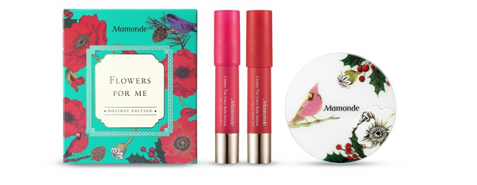 MAMONDE Flowers For Me, Holiday Makeup Set-Pamper.my