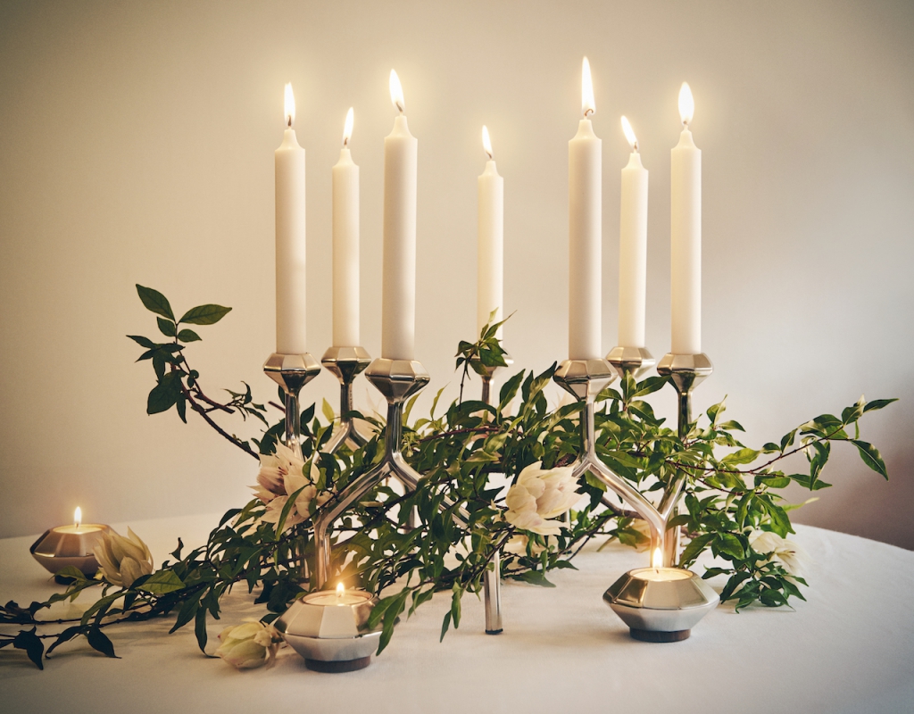 Wei Chun: “Create a beautiful dinner centrepiece with a candelabra, tealights and some freshly cut branches”