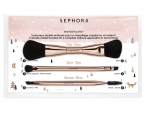 Sephora Collection Winter Wonderland, 3 Double Ended Brushes Set-Pamper.my