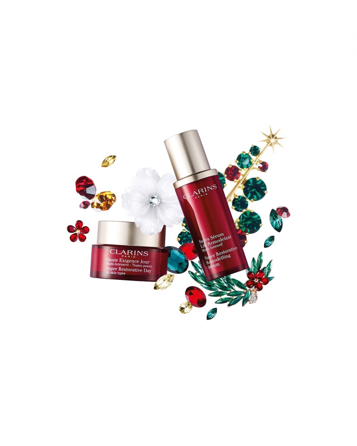 Clarins Holiday Precious, Super Restorative set-Pamper.my