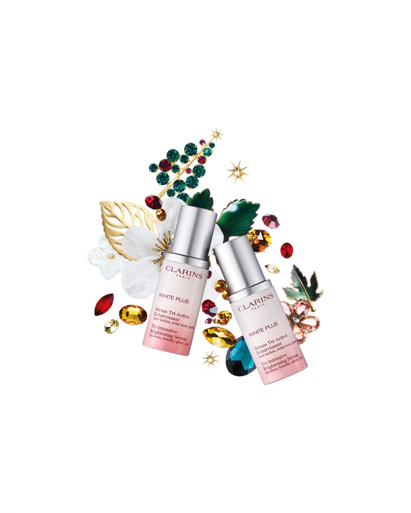 Clarins Holiday Precious, White Plus Duo Tri-Active Brightening Serum set-Pamper.my