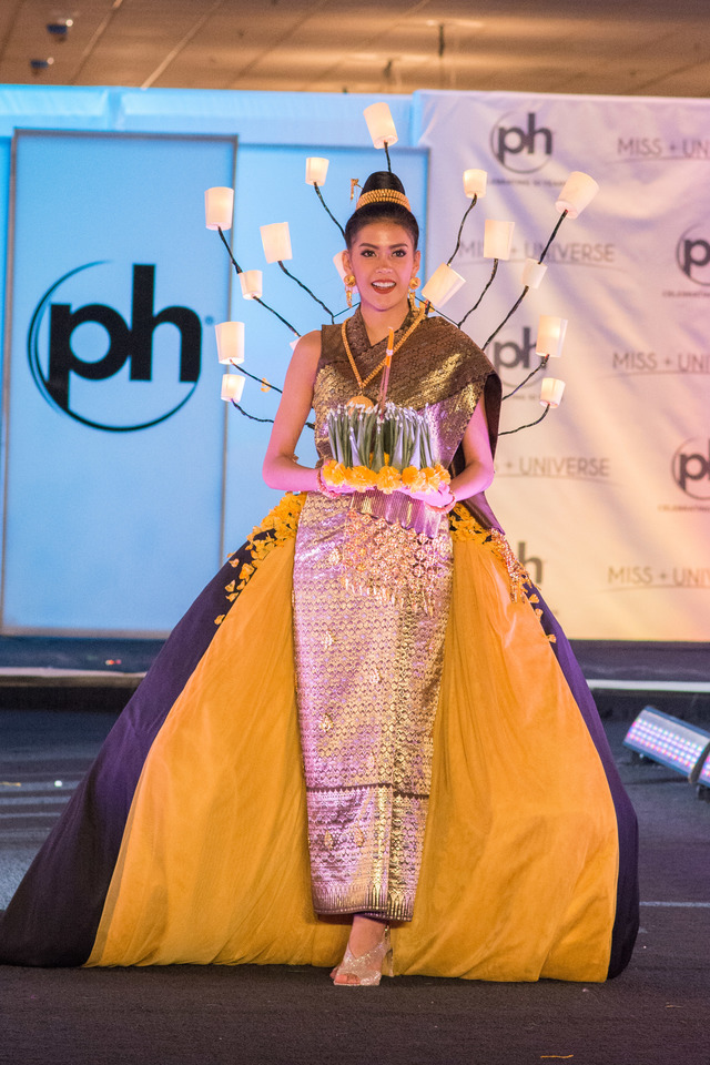 Souphaphone Somvichith, Miss Laos 2017 debuts her National Costume on stage at Planet Hollywood Resort & Casino on November 18, 2017. The National Costume Show is an international tradition where contestants display an authentic costume of choice that best represents the culture of their home country. The Miss Universe contestants are touring, filming, rehearsing and preparing to compete for the Miss Universe crown in Las Vegas, NV. Tune in to the FOX telecast at 7:00 PM ET live/PT tape-delayed on Sunday, November 26, live from the AXIS at Planet Hollywood Resort & Casino in Las Vegas to see who will become the next Miss Universe. HO/The Miss Universe Organization