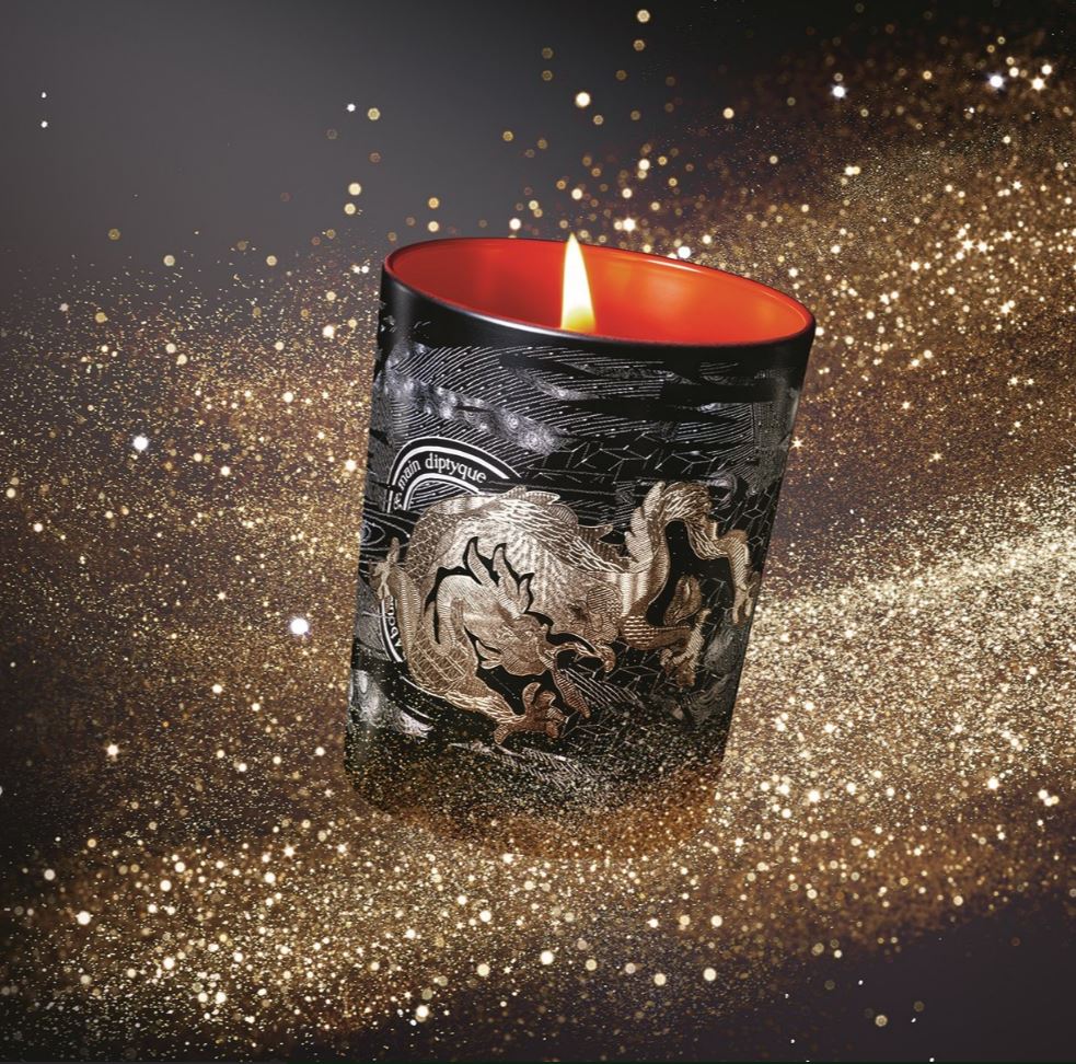 Diptyque Constellations, Fiery Orange Dragon Candle-Pamper.my