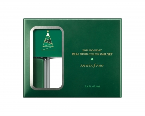 innisfree 2017 Green Christmas, Real Vivid Colour Nail Set 2 - RM45-Pamper.my