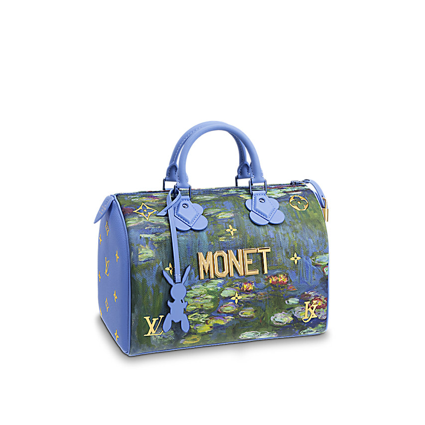 Louis Vuitton, Bags, Louis Vuitton X Jeff Koons Monet Neverfull Mm